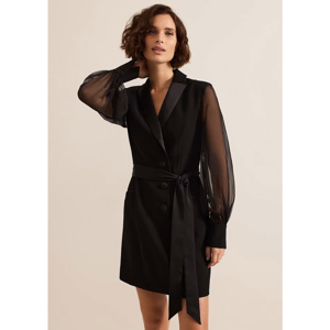 Phase Eight Saeda Black Tux Dress